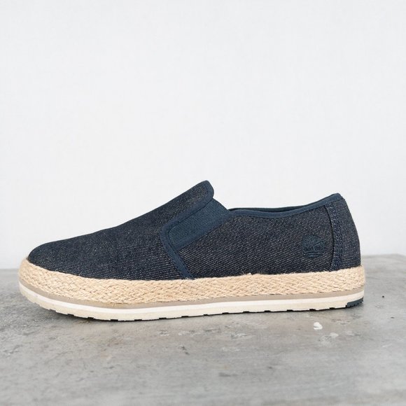 Timberland Shoes - Timberland Loafer Flat Eivissa Sea Slip-on Shoes Espadrille Denim 7